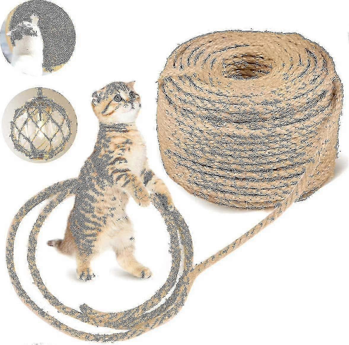 Natural Sisal Rope For Cat Scratch Pillar Repair And Replacement,cat T