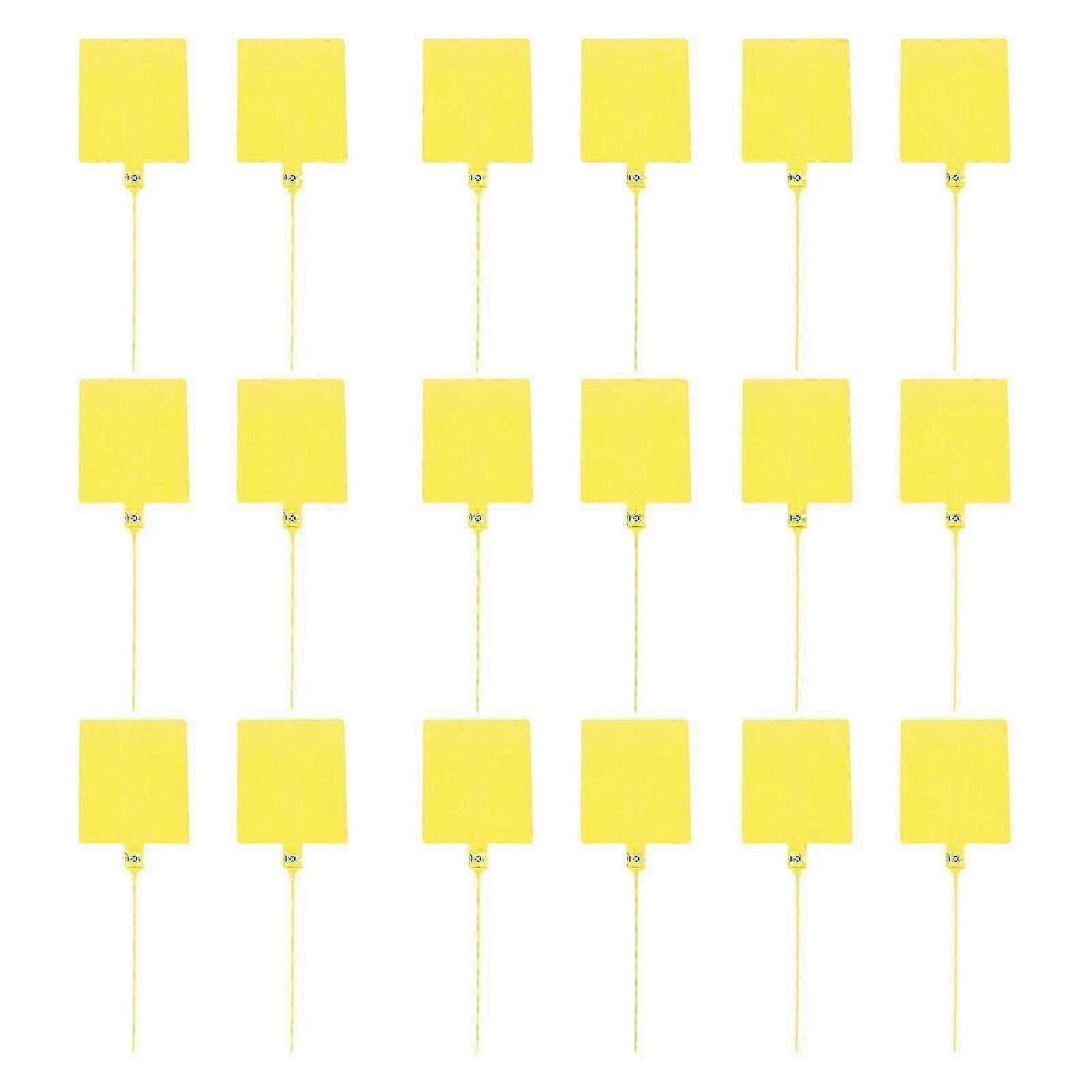 100 Pcs Label Cables Plastic Tags Marker Ties Labeling Tags Wire Zip Ties