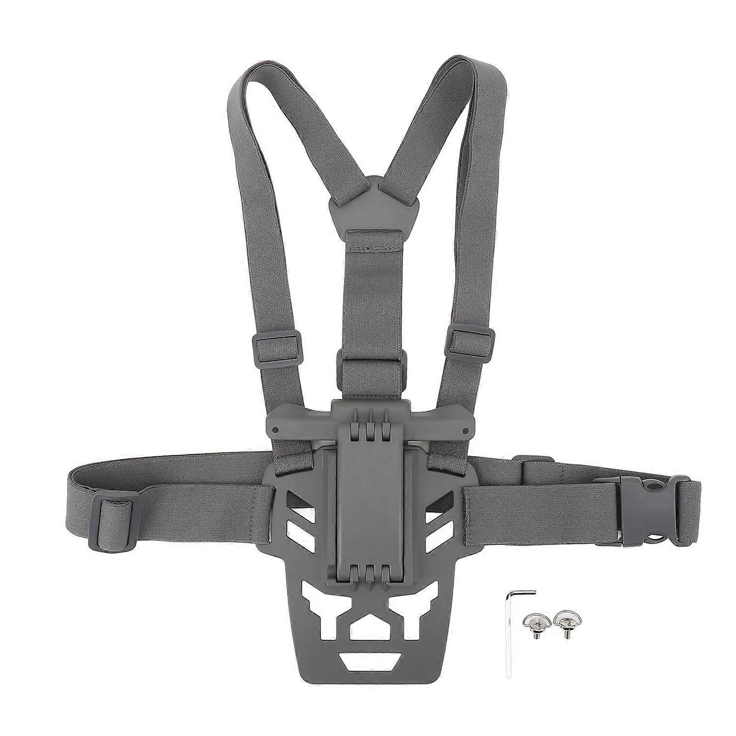Drone RC Chest Mount Adjustable Angle Foldable Drone Controller Chest Bracket Harness for Mini 4 Pro