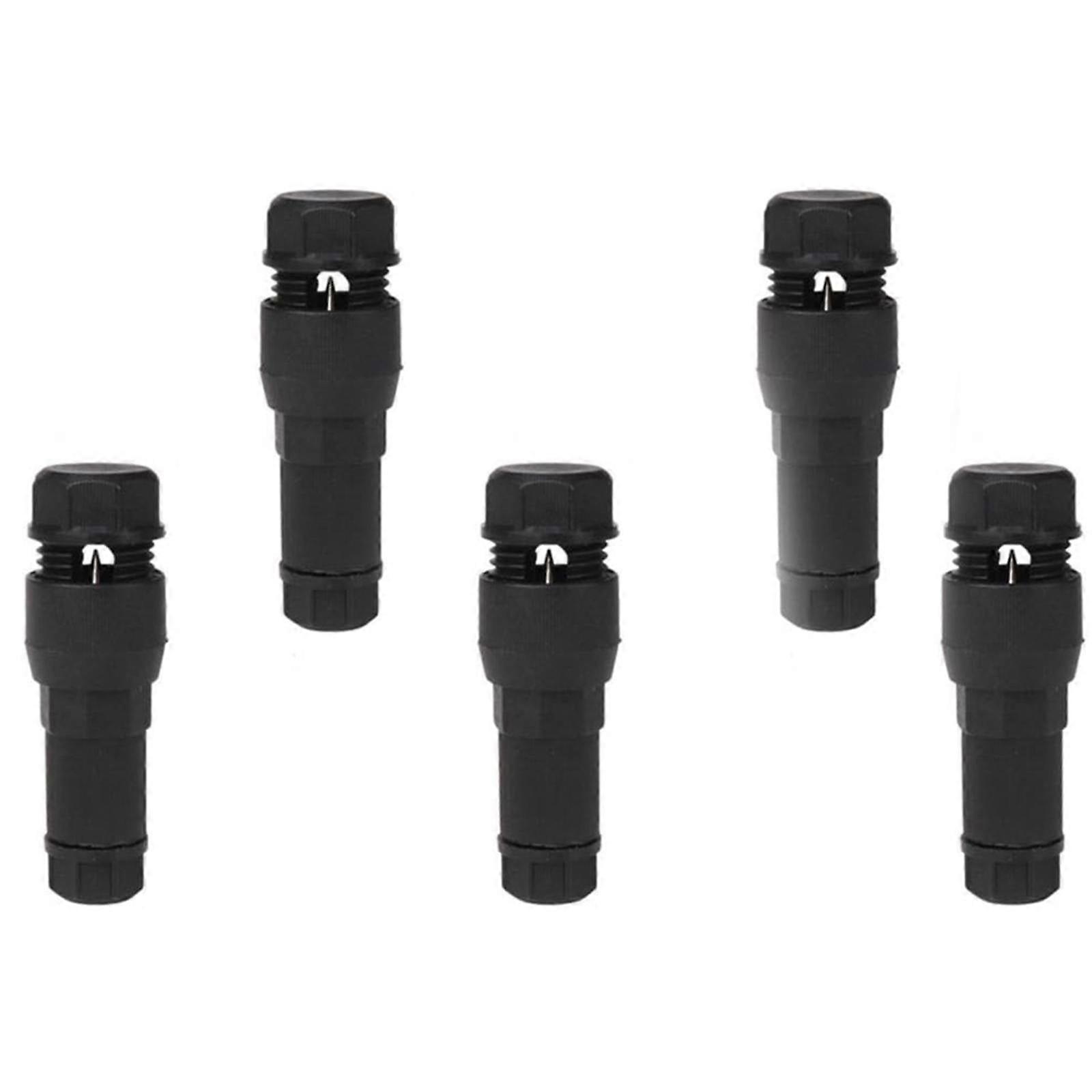 5pcs T-Shaped Piercing Connectors for Low Voltage Garden Lights - No Wiring, No Stripping, Stable & High Conductivity