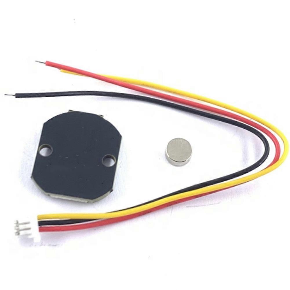 The AS5048A Magnetic Induction Angle Measurement Sensor Module Features A 14-Bit High-Precision SPI Interface