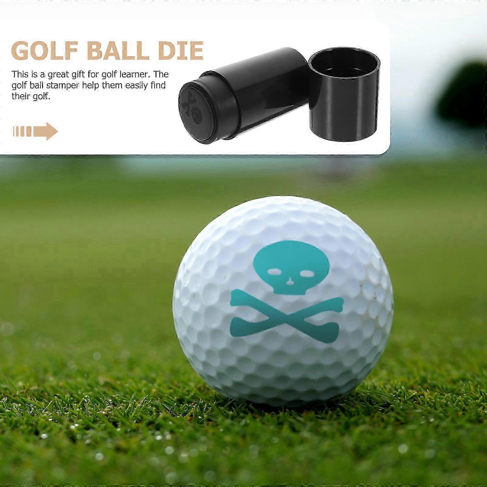 Golf Ball Stamper Multi-Functional Durable Plastic Quick Drying Long Lasting Seal Marker for Golf Learners Classroom Rewards