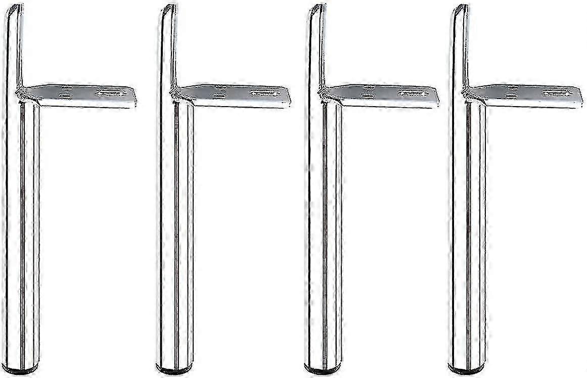 Metall Bordsben Möbler Silver