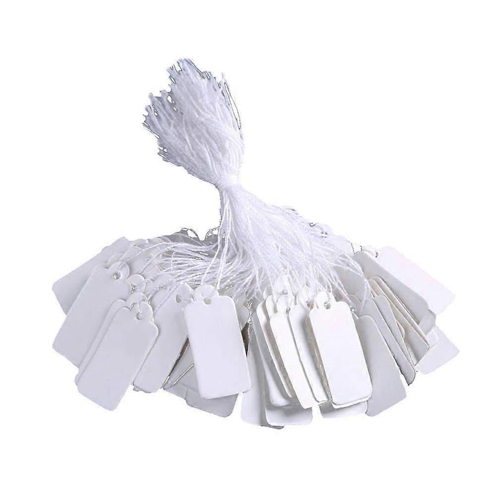 Display Tags with String White Marking Tags for Shop Use 190Pcs