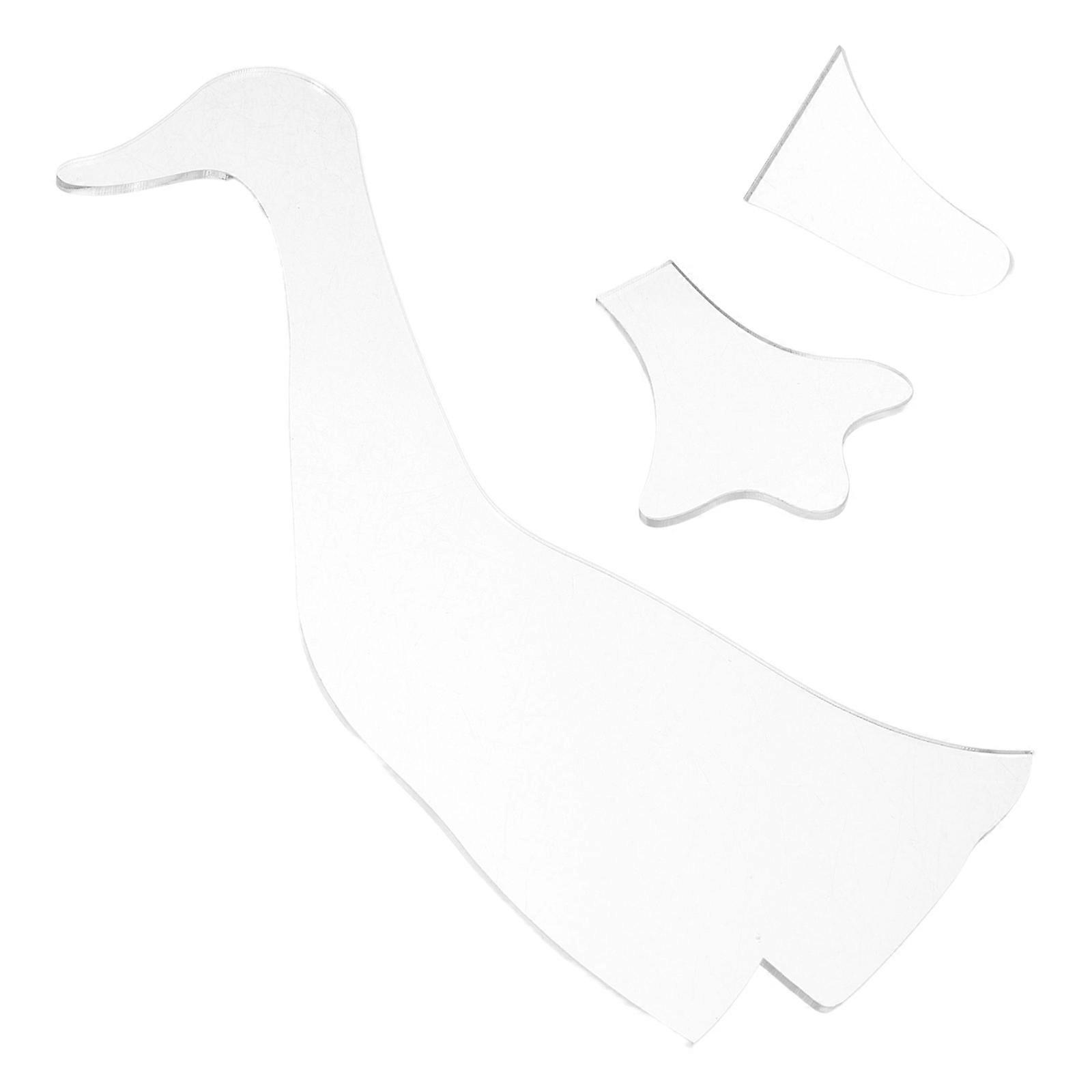 Quilt Templates Stuffed Duck Sewing Patterns for Quilting 3Pcs Kit