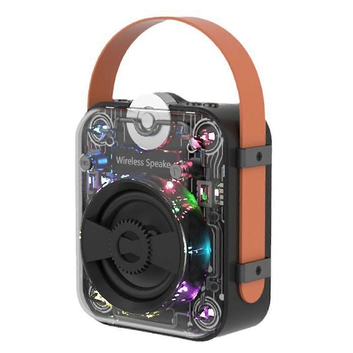 Wireless Bluetooth Speaker with Shocking Sound Quality Dazzling Light Effect Multiple Playback Mode