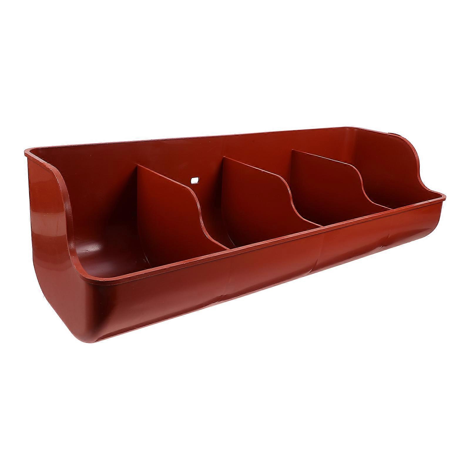 Pig Feeder Multi-slots Goat Feeder Fence Feeder Pig Feeding Trough Farmhouse Pig Feeder