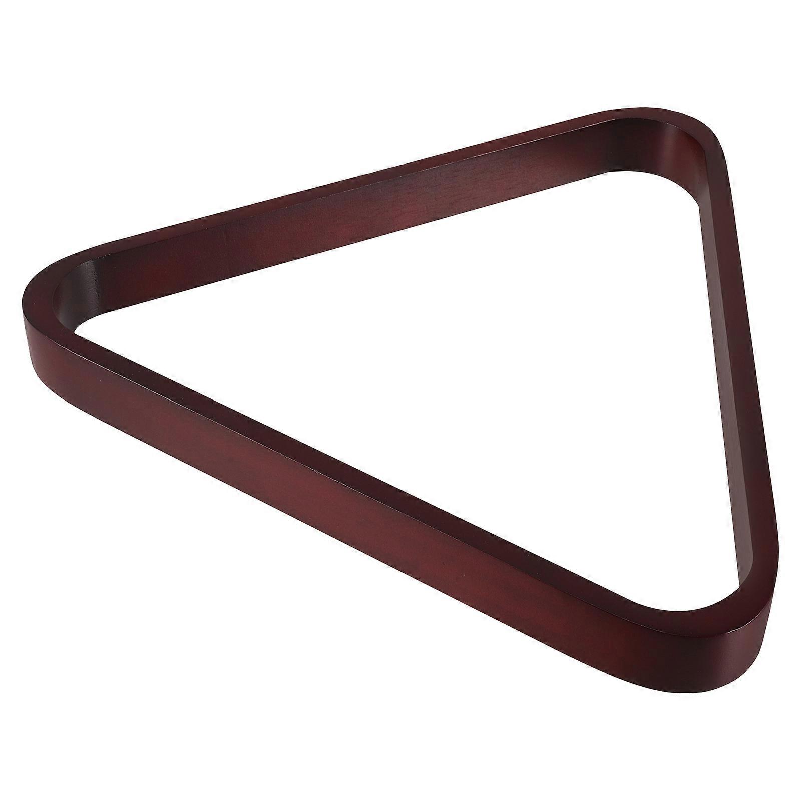 Billiard Ball Triangle Solid Wood Rack for Precise Ball Arrangement