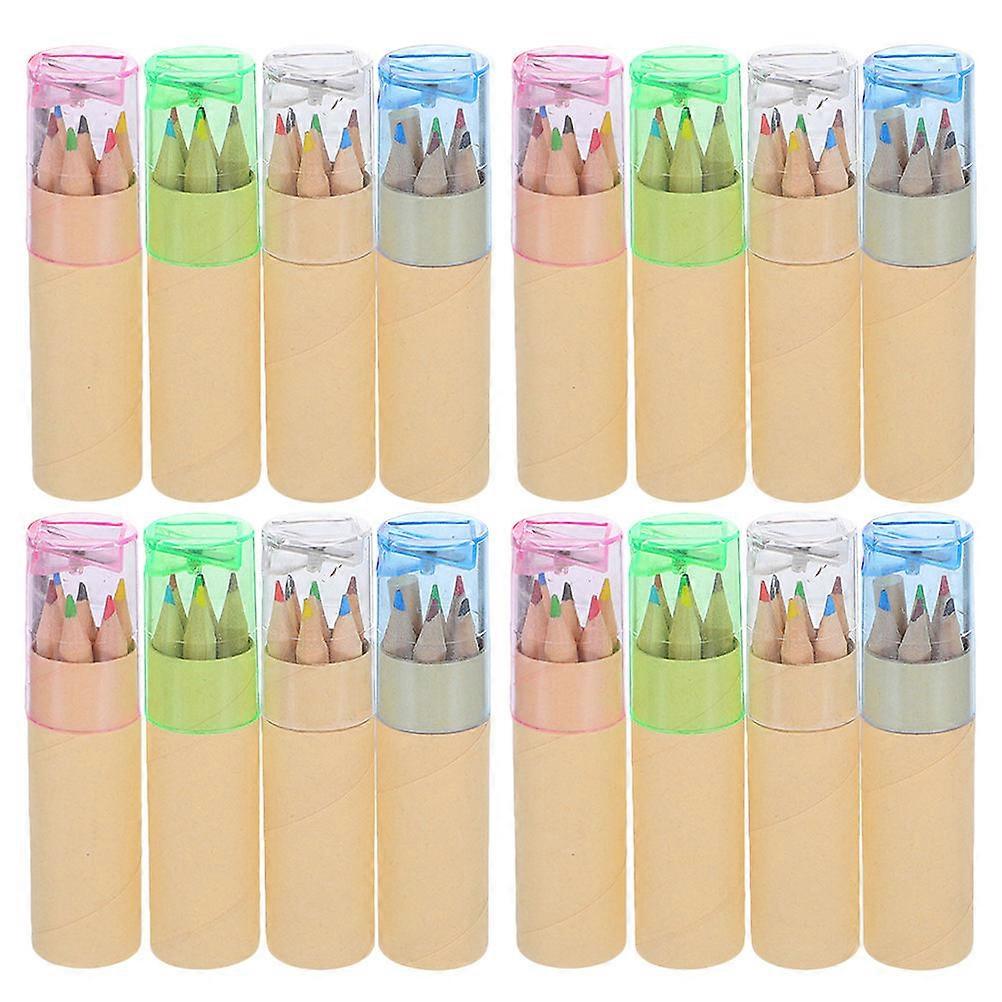Colored Pencils Mini Colored Pencil Set for Writing 16Sets with Sharpener Included
