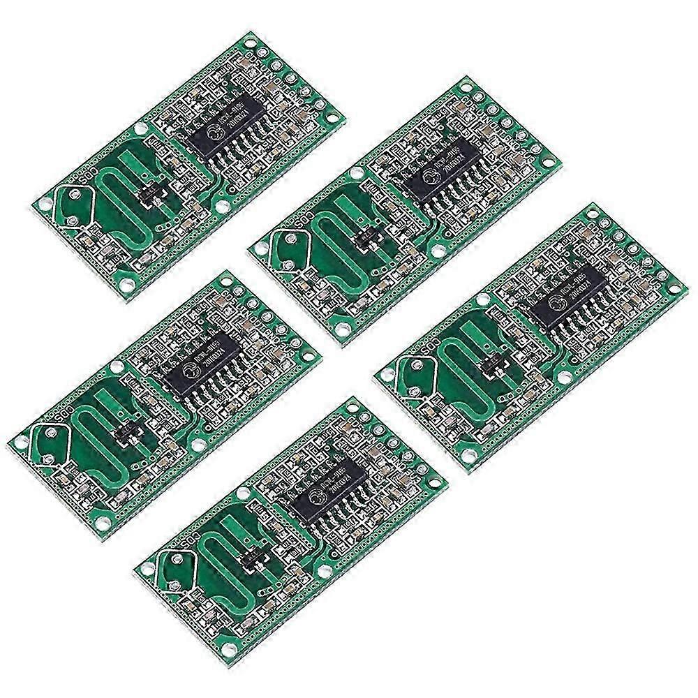 5 PCS Microwave Doppler Motion Detector Sensor RCWL-0516 Module Board Switch for Arduino Raspberry PI