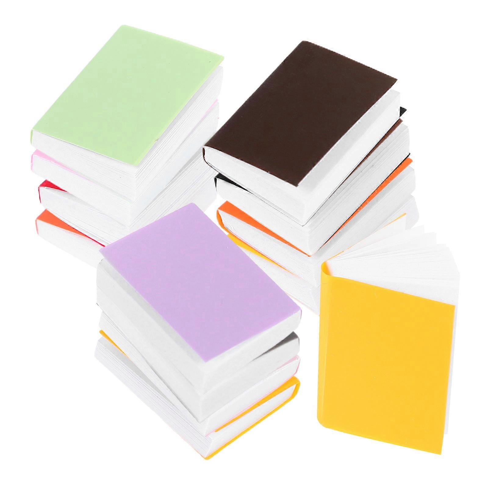 Tiny Books Mini Dollhouse Accessories Diy Projects Paper Material 24Set