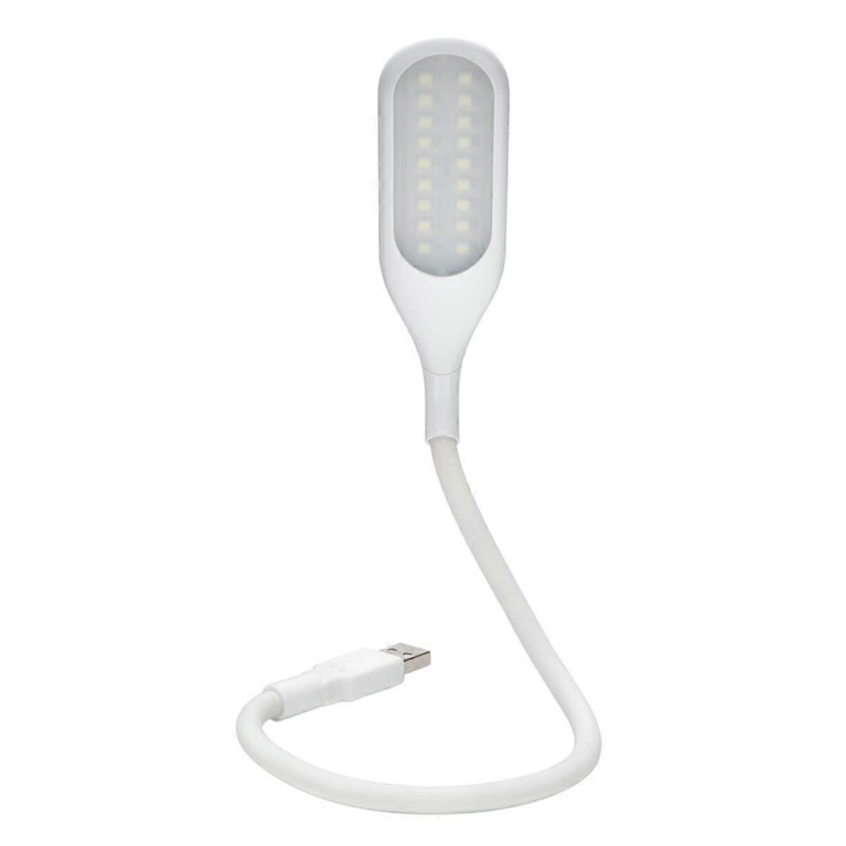 USB LED Reading Lamp with Touch Control, Flexible Gooseneck, Dimmable Light for Bedside or Laptop