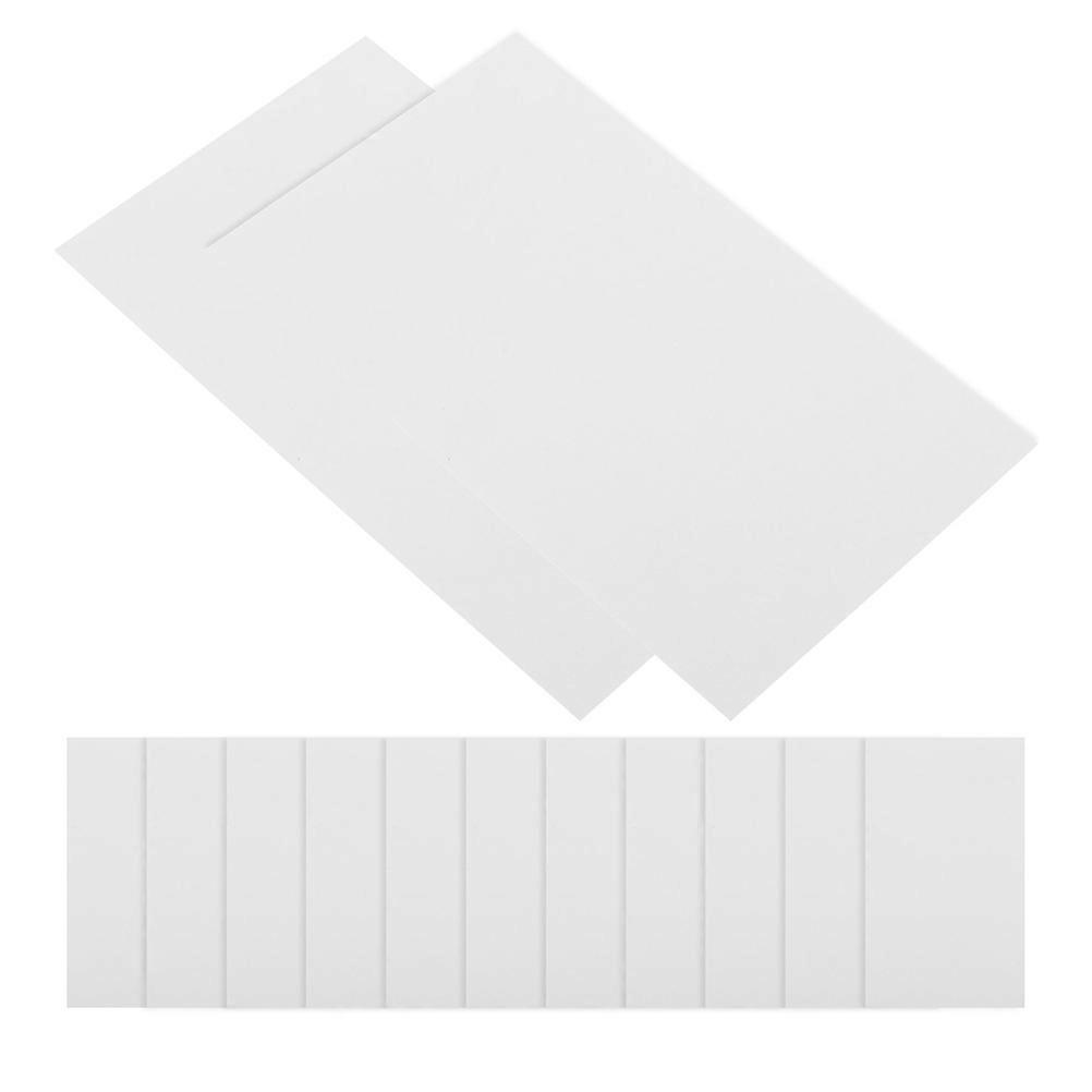 Blank White Flashcards for Reminder 100Pcs Small Notepad Paper School