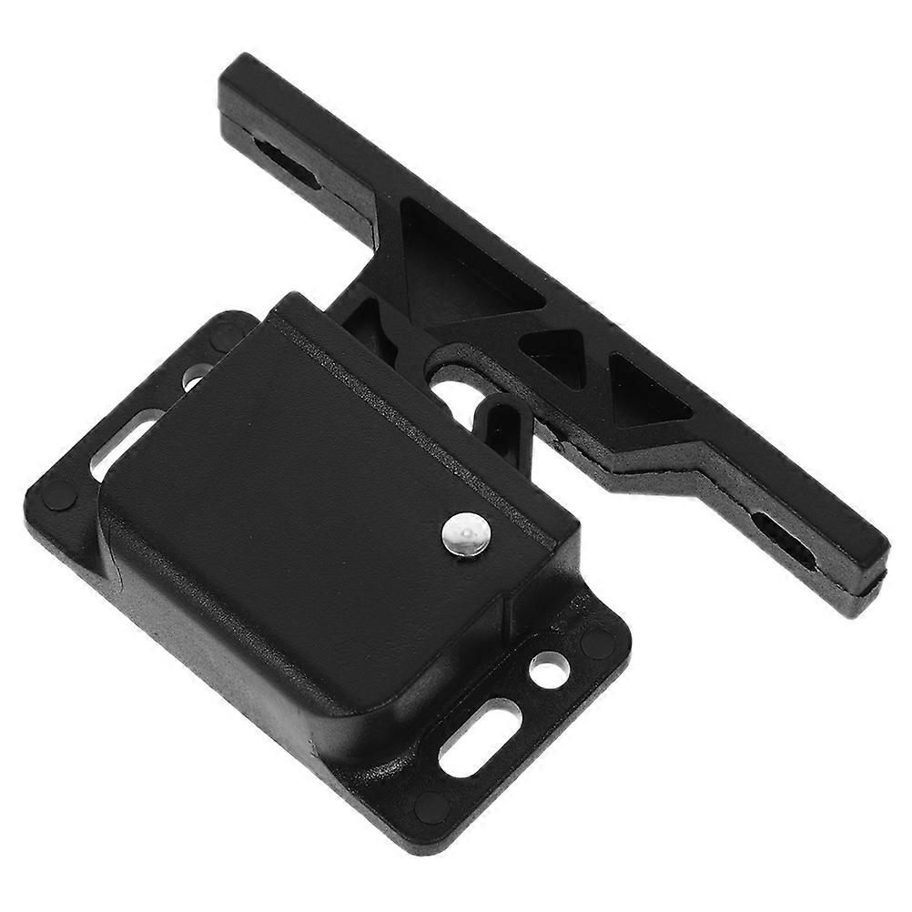 1Sets Rv Drawer Latches Push Button Latch for Camper Cabinets Black ABS