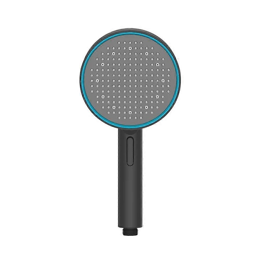 Pressure LED Shower Head with 3Mode Adjustable Spray, No Electricity, Black