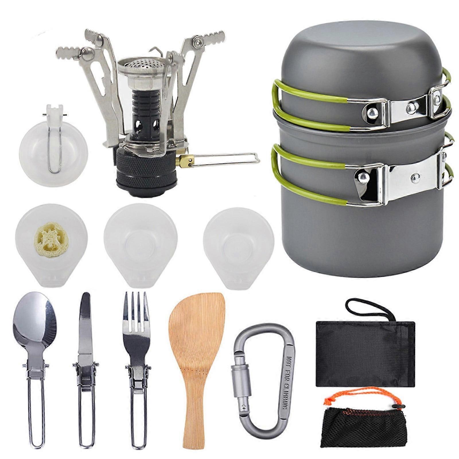 Lmueinov Aluminum Camping Mess Kit