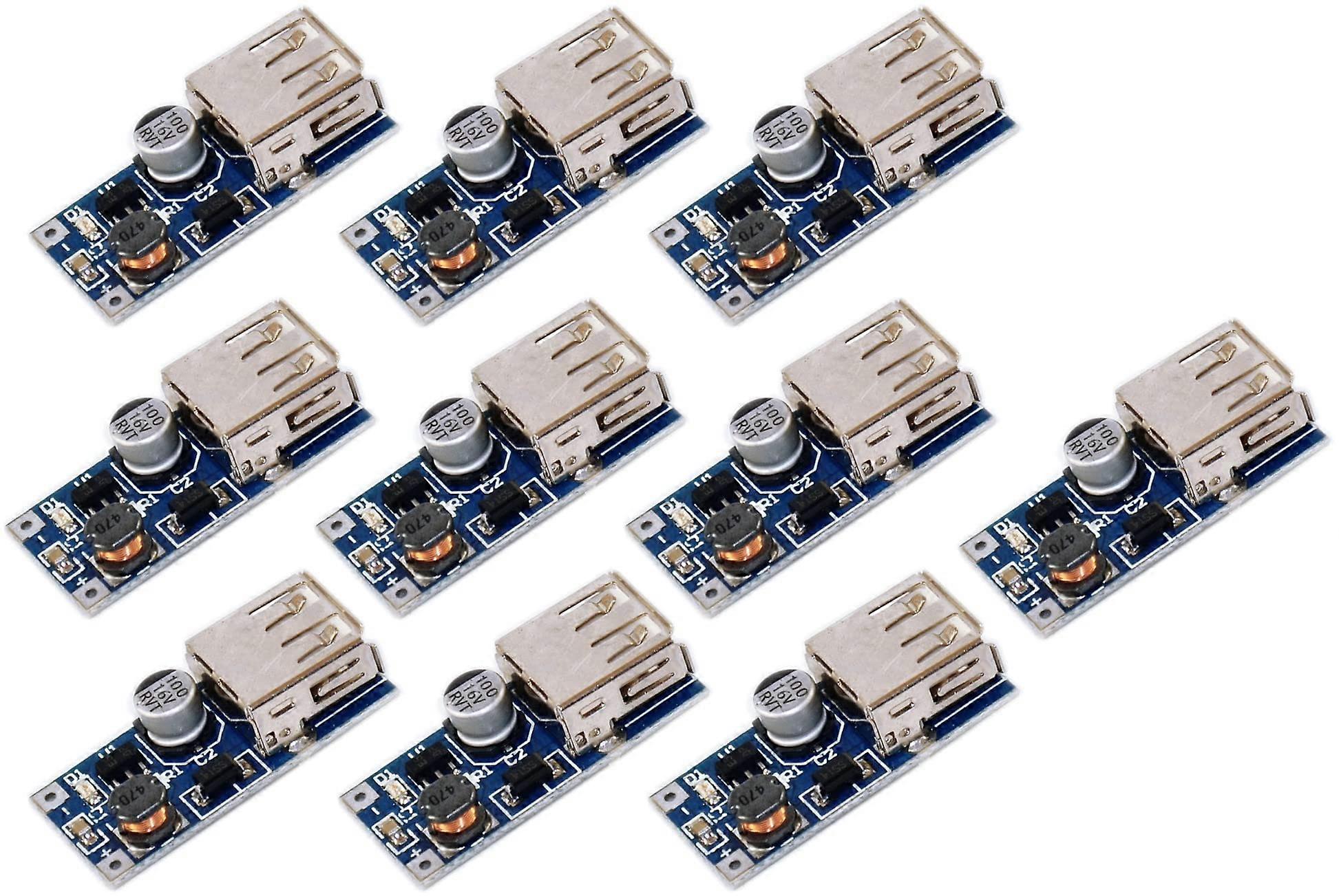 10pcs DCDC StepUp Power Supply Module 0.9V5V to 5V USB Boost Converter for Fast Charging