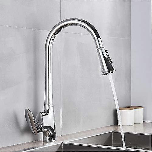 Touch Kitchen Faucet with Pull Out Spout, Single Handle, 360° Swivel, Solid Brass, Easy DIY Install