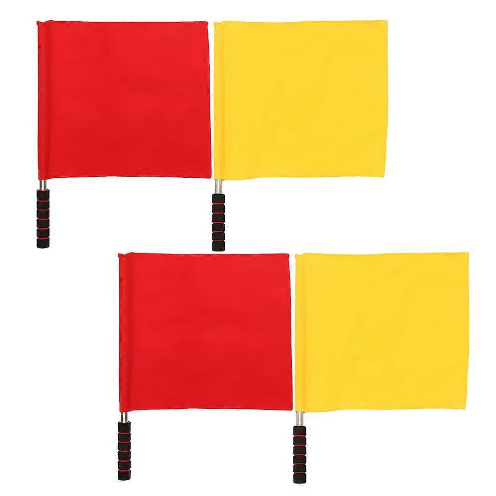 Lightweight Signal Flags 8 Pcs Rectangular Design For Sports Referee Communication Reduction In Outdoor Events