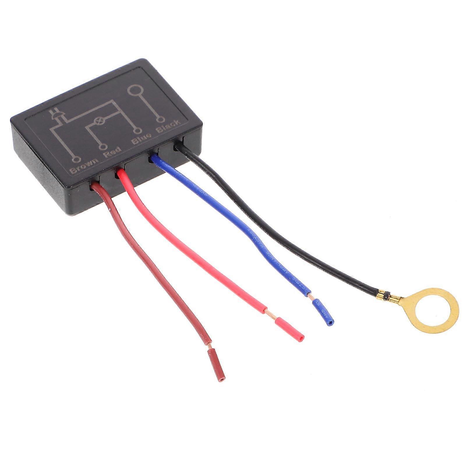 Touch Sensor Lamp Switch with FourLevel LED Dimmer, Easy Install for Table and Desk Lamps