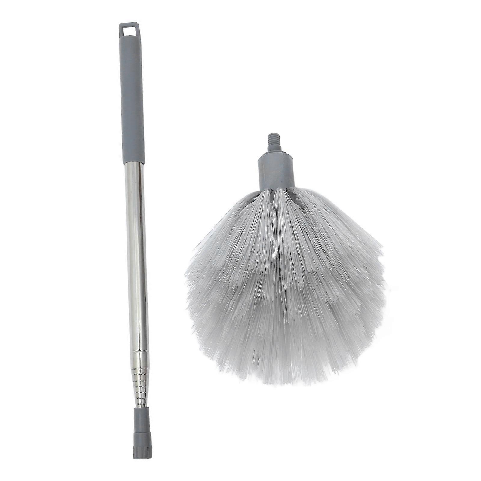 Grey Telescoping Duster for Cleaning Use with Extension Pole Plastic