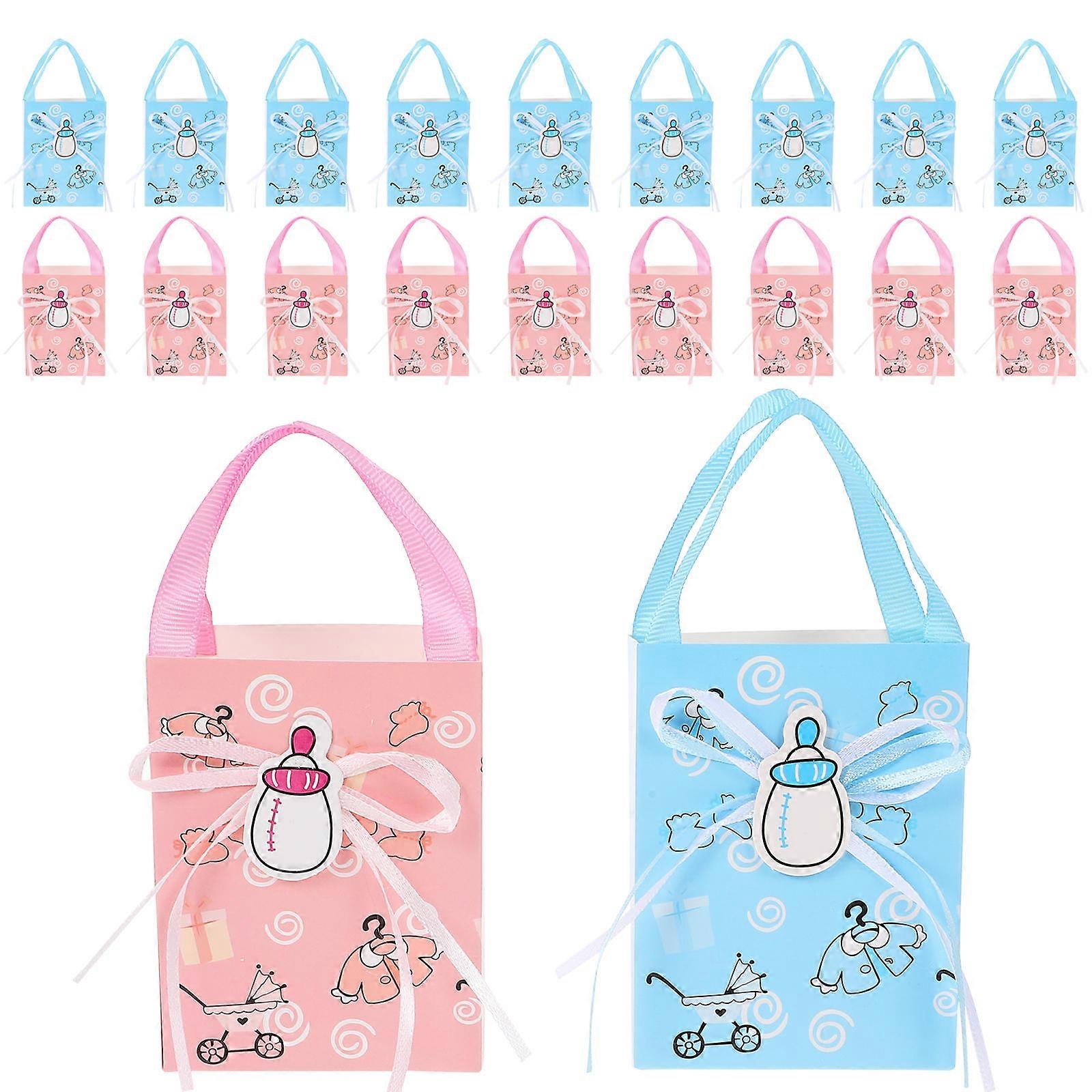 Assorted Candy Boxes Paper Bags for Birthday Gift 24Pcs