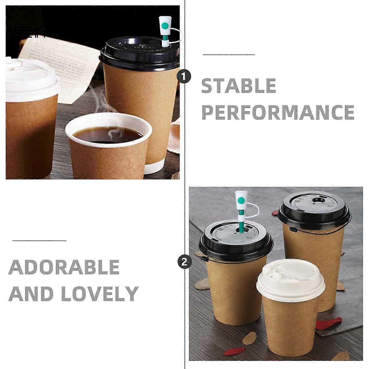 3Pcs Silicone Straw Cover for Covering Dust-Proof Drinking Straw Caps