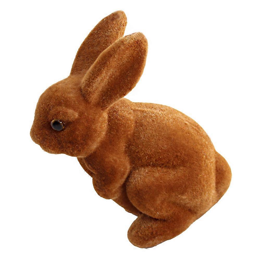 Holiday Gift Rabbit Adornment for Decoration 1Pcs Plastic Easter Rabbit