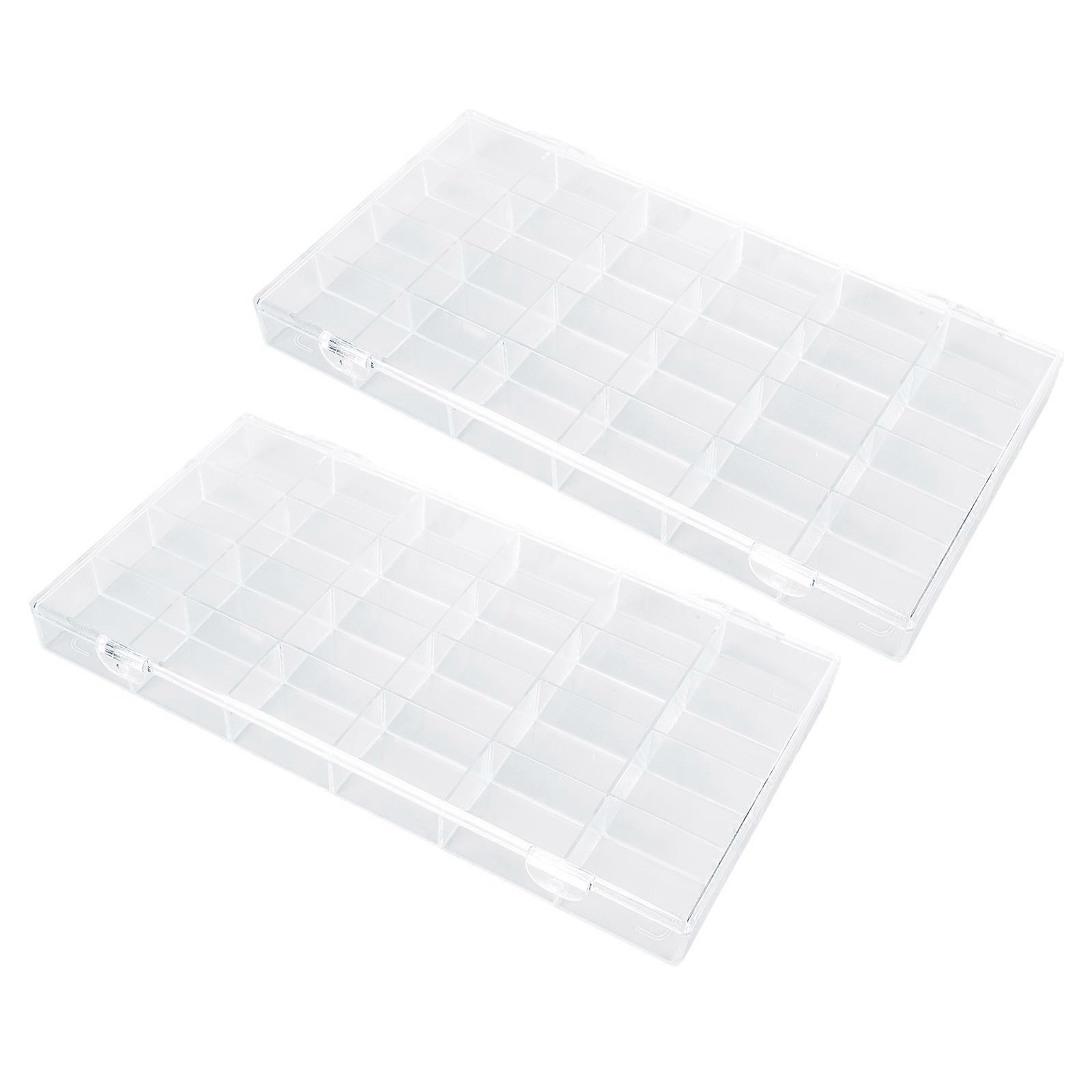 Compartment Manicure Accessory Box for Storage 6Pcs Multi-Grid Decor Boxes