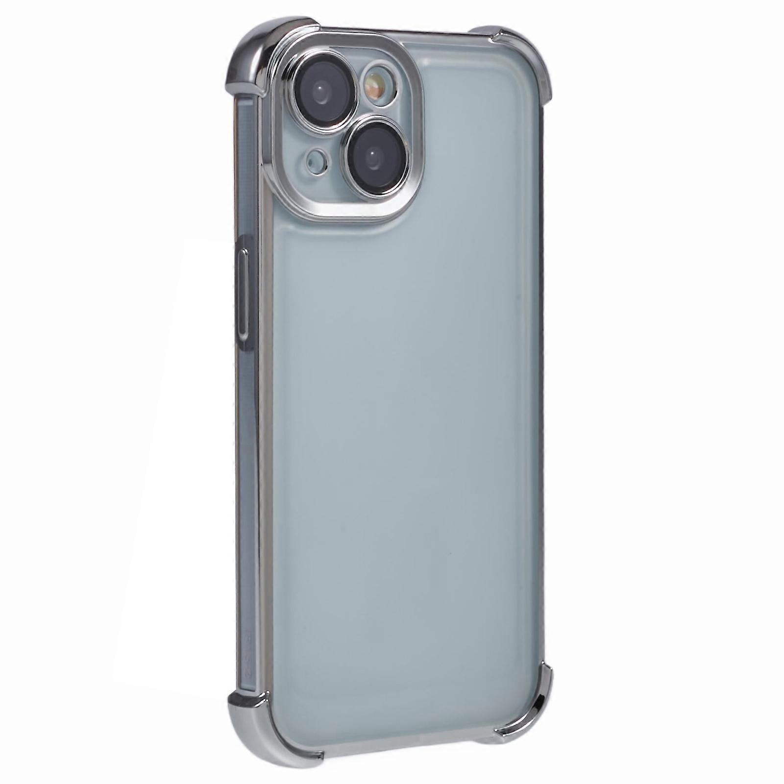 For iPhone 15 Case Reinforced Corners TPU Clear Back Cover