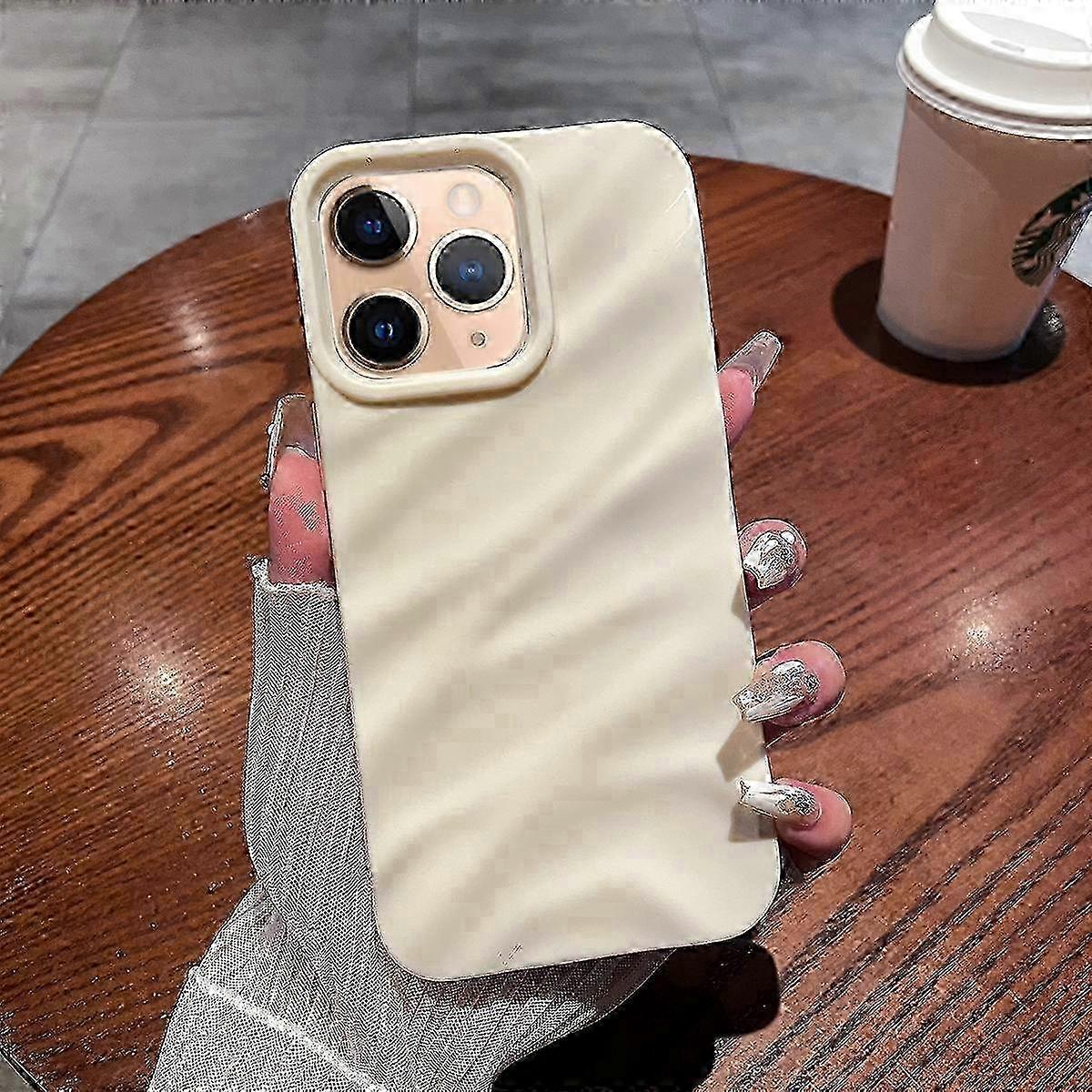 Solid Color Wave Texture TPU Phone Case 2025