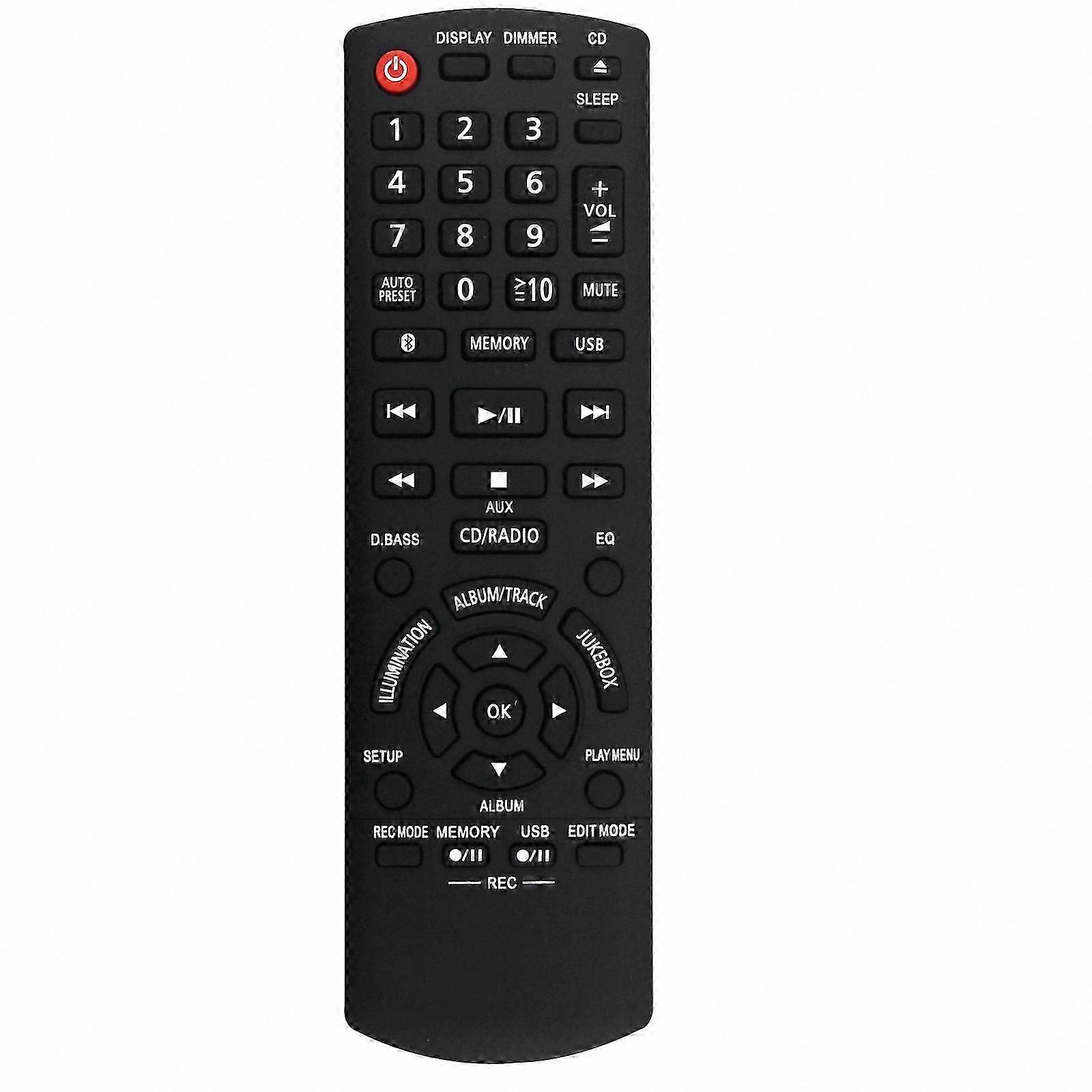 Universal Remote Control Replacement for Home Stereo Systems with Bluetooth and CD Player Support