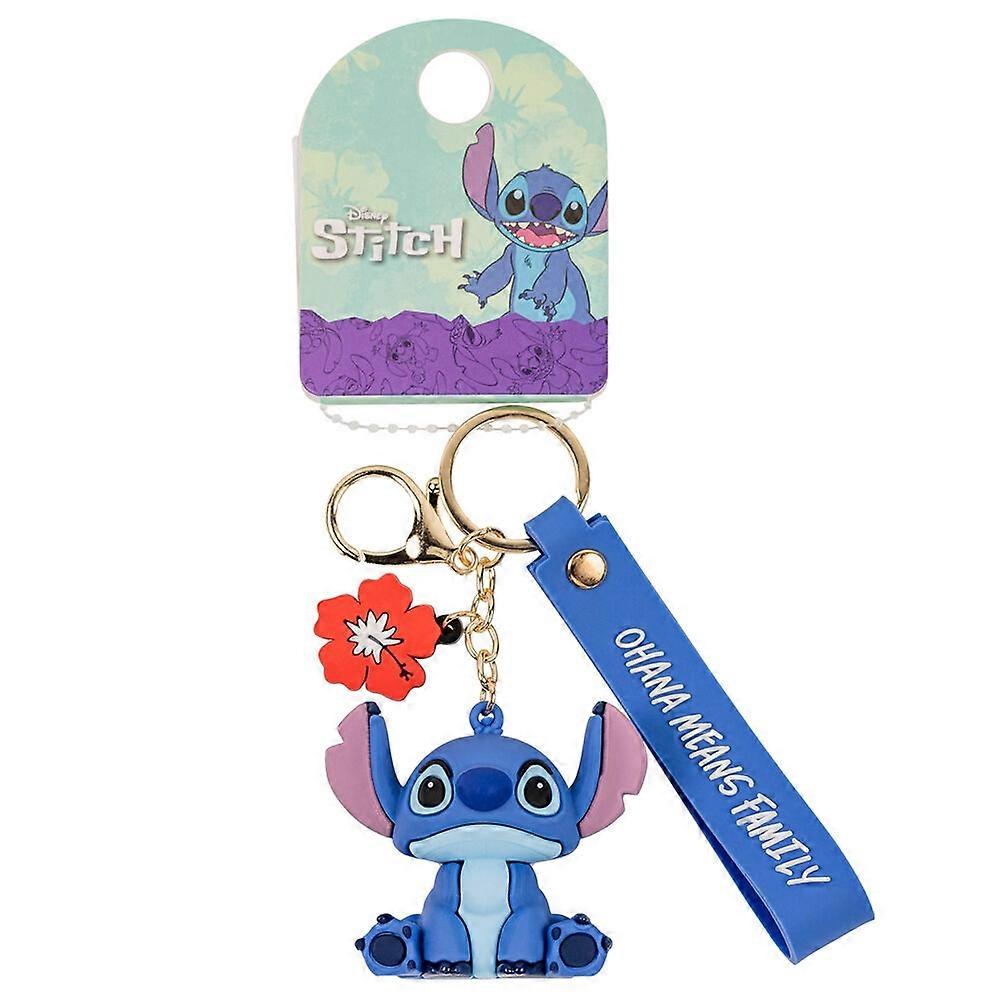 Stitch keychain, cute design, durable material