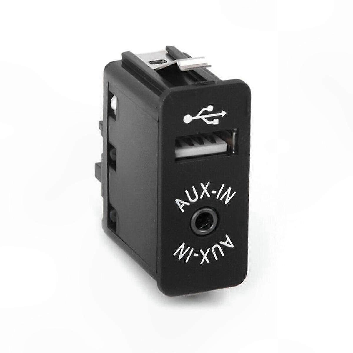 Universal USB AUX Input Socket Switch for Multiple Vehicle Models