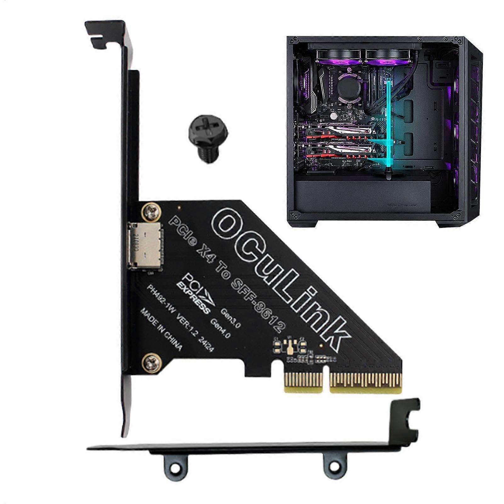 PCIe 4.0 Expansion Card for Laptop and Desktop, External GPU Adapter with U.2 SSD Support