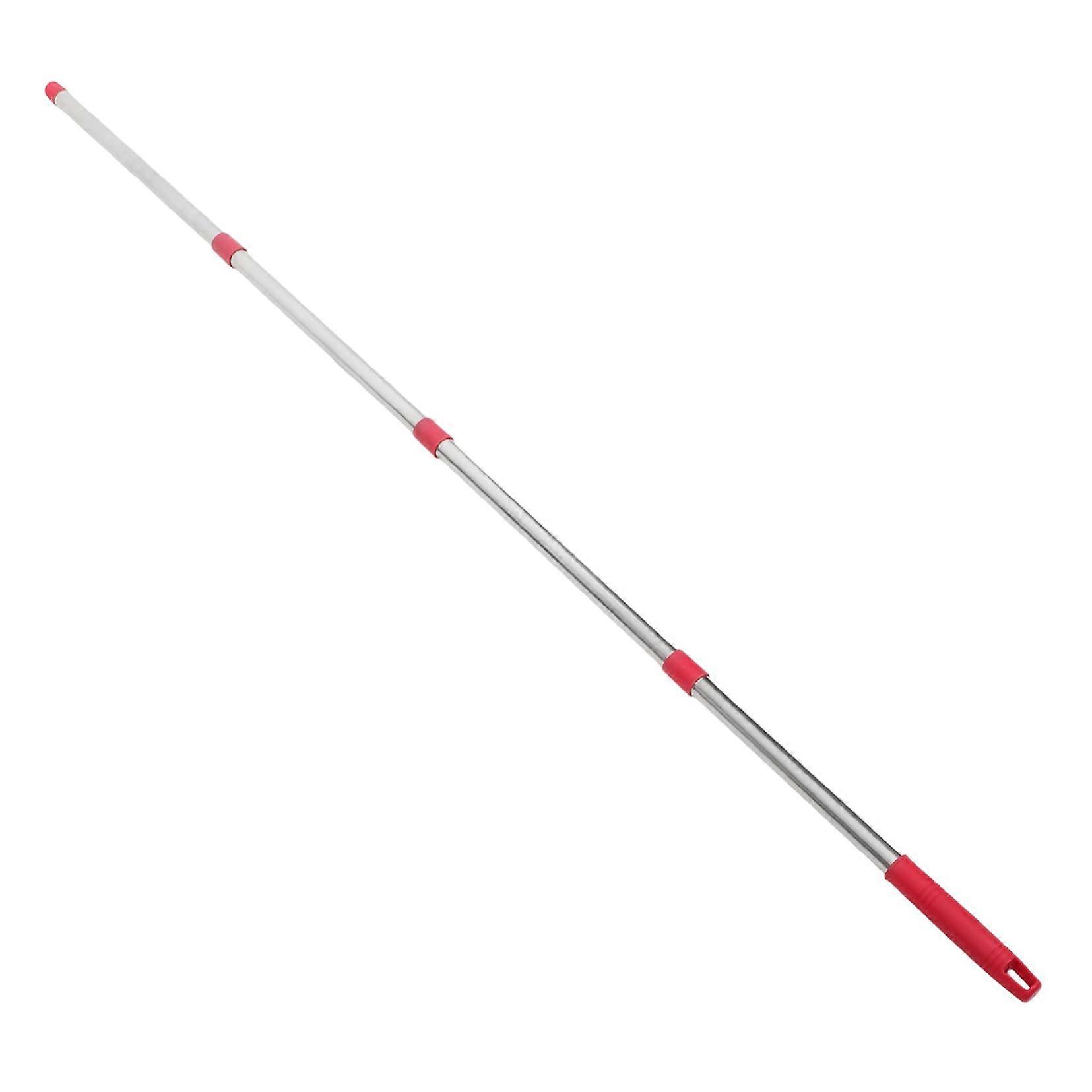 Mop Handle Replacement Stainless Steel Adjustable Pole with Ergonomic Grip for Kitchen and Bathroom