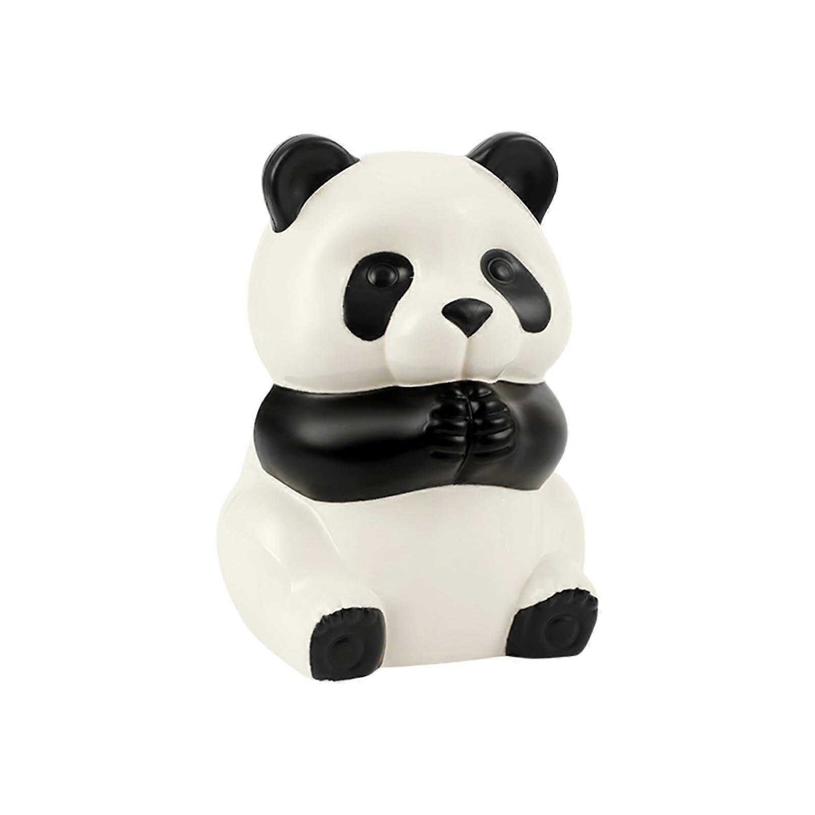 Panda Shaped Tissue Box Holder with Spill Proof ABS Design for Kitchen Counter and Office Decor