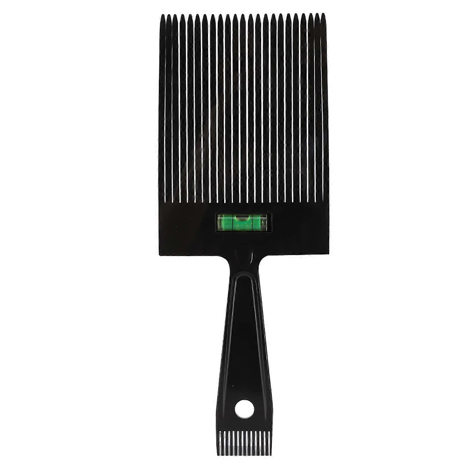 Barber Flat  Comb with Level for Precise Haircuts, AntiStatic Guide Tool, NonSlip Grip