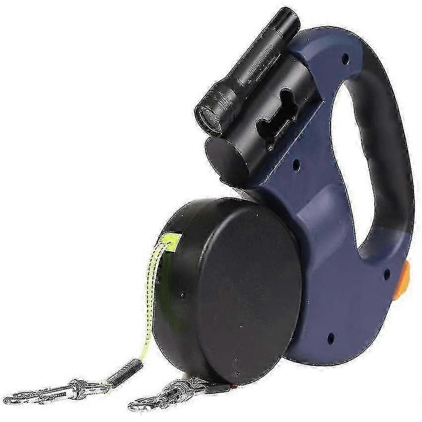 Retractable Dog Leash for 2 Pets - 5m Length
