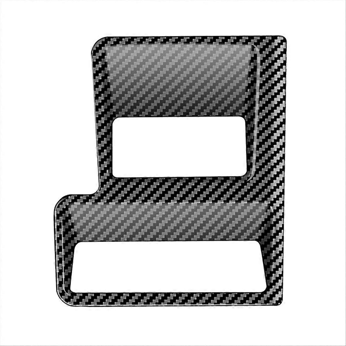 Car Button Frame Trim Cover for ,Carbon Fiber Pattern,RHD