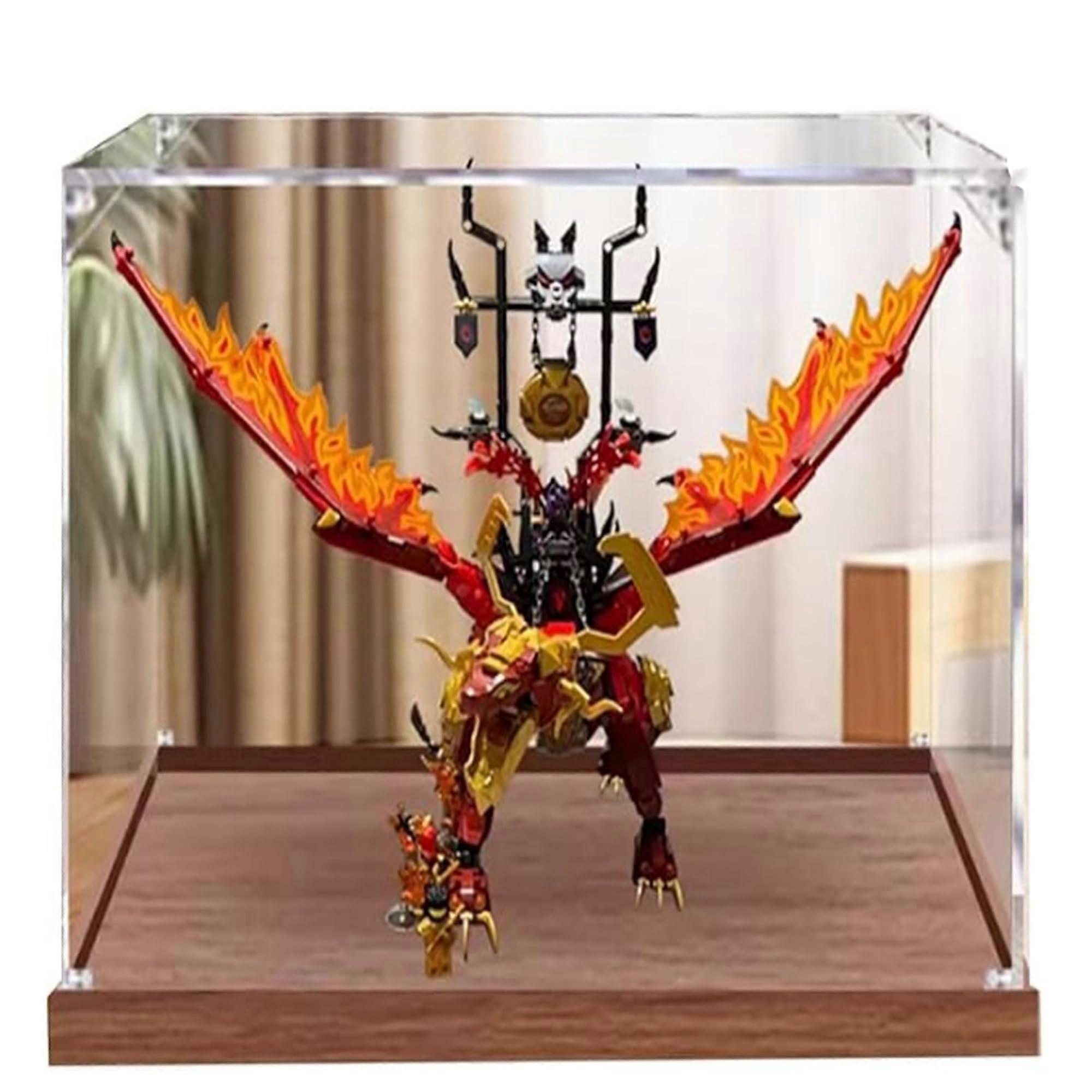 Acrylic Display Case for  71822, Clear Dustproof Box with  Transparency and Snapfit Assembly