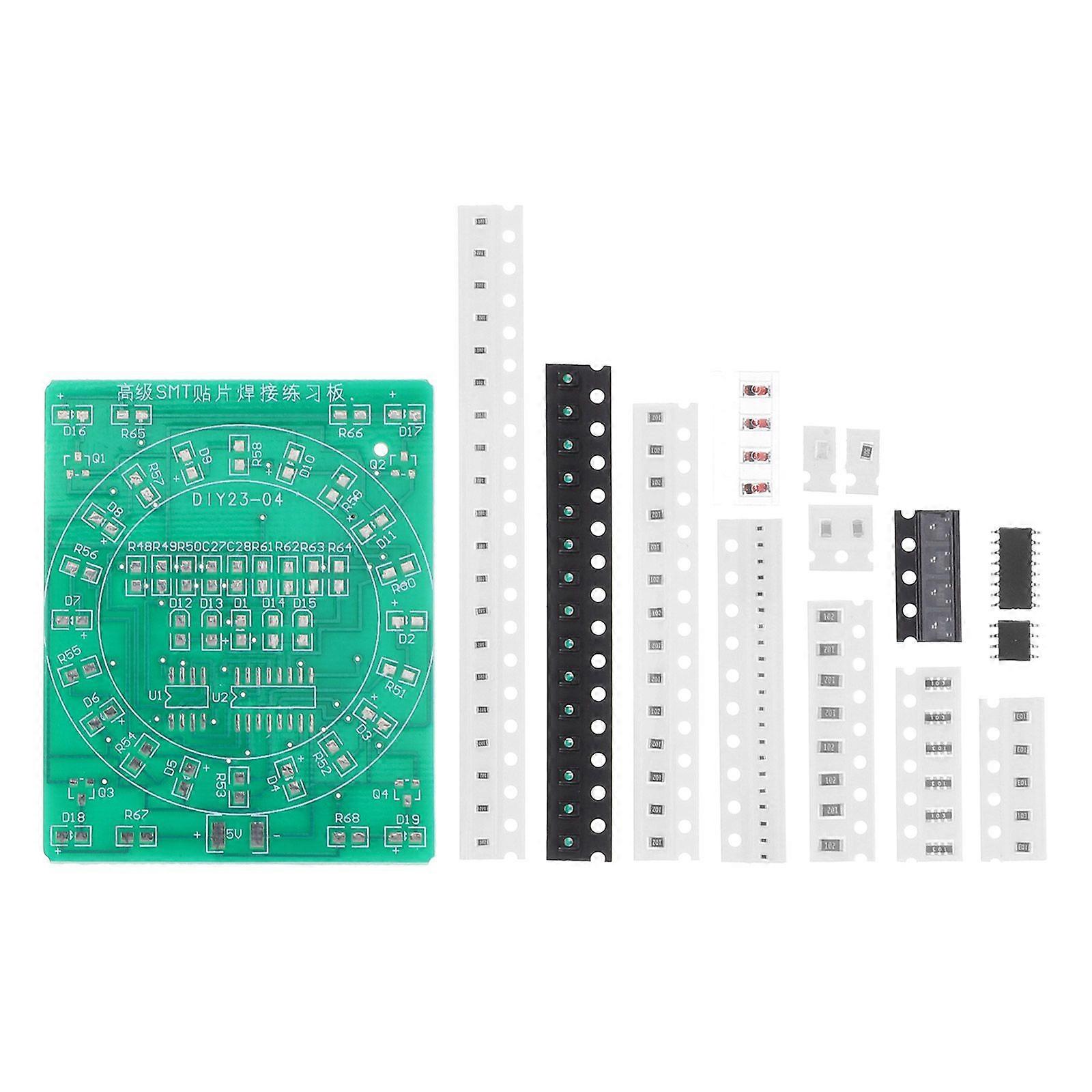 1 Set Component Welding Practice Board Convenient Soldering Skill Training Board Soldering Skill Training Plate Electronics Training Board