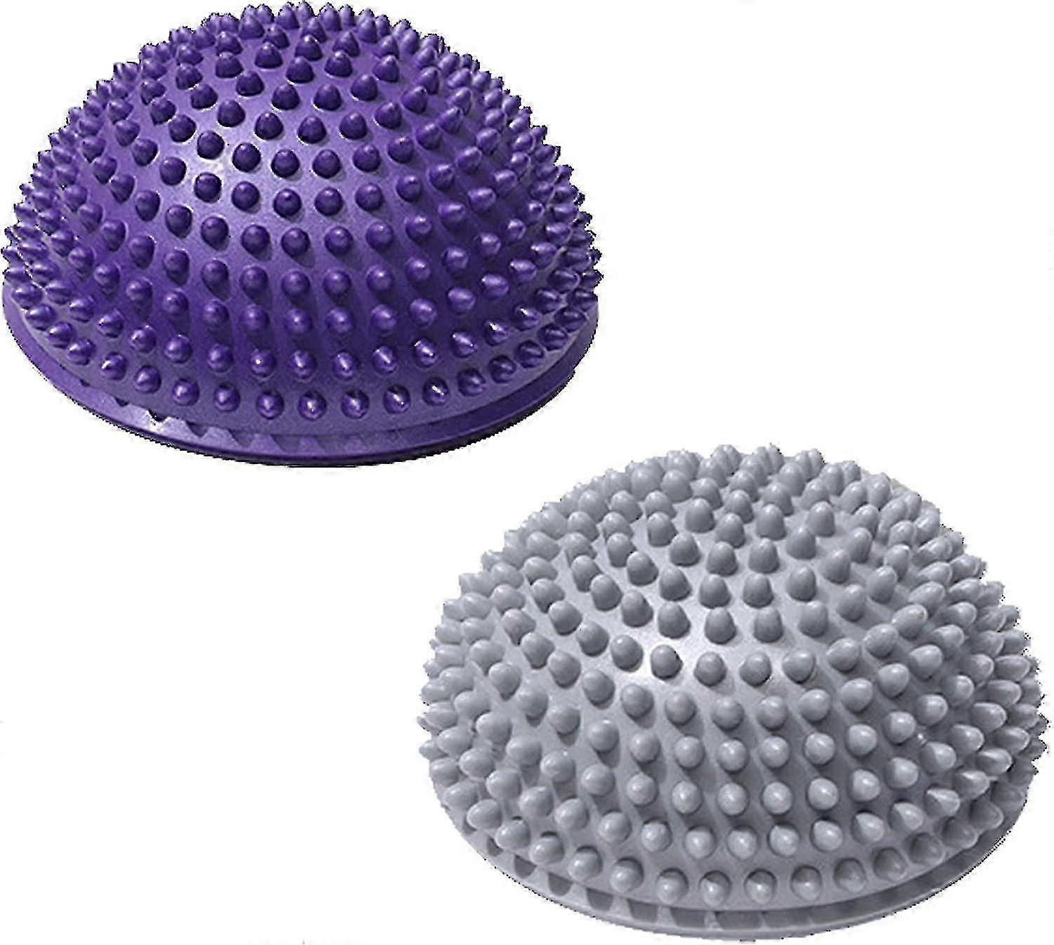 Inflatable hedgehog balls for balance training and therapy