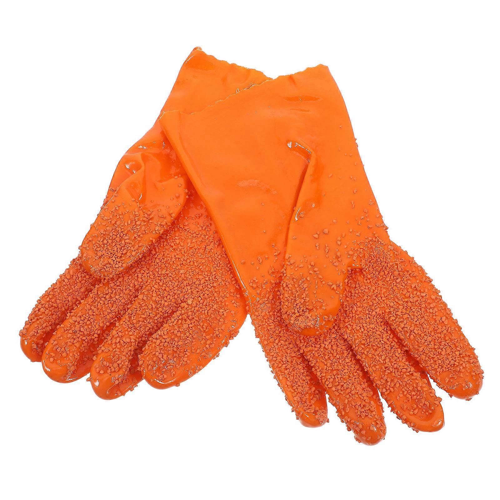 Gloves Potato Gloves for Vegetable Processing 1Pair Rosy