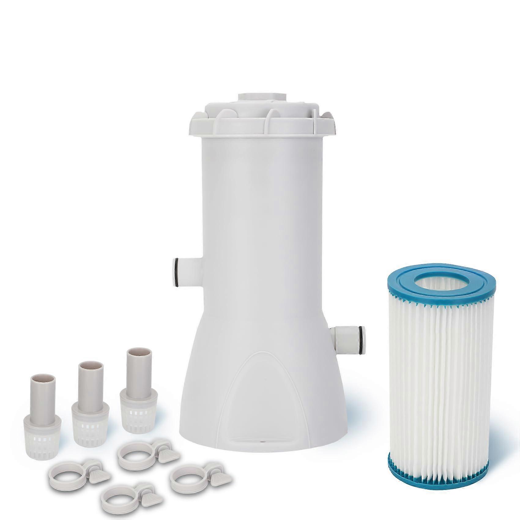 1000 GPH Above Ground Pool Pump and Filter System with Efficiency Water Circulation