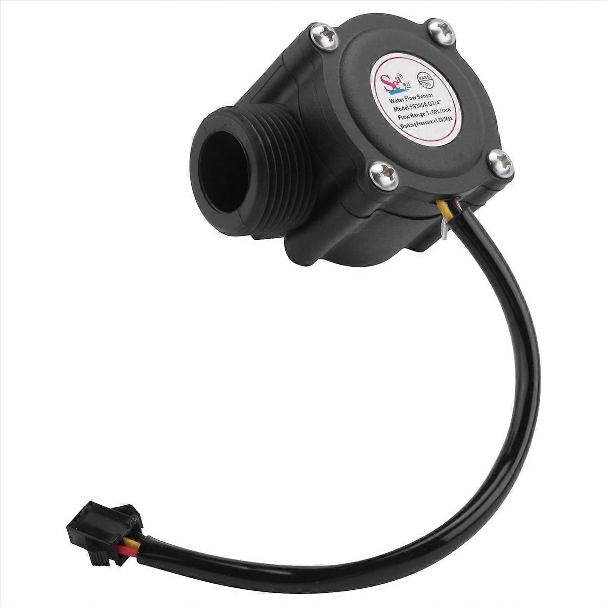 1-60L/Min DC 5-24V Hall Effect Water Flow Sensor Counter Meter FS300A