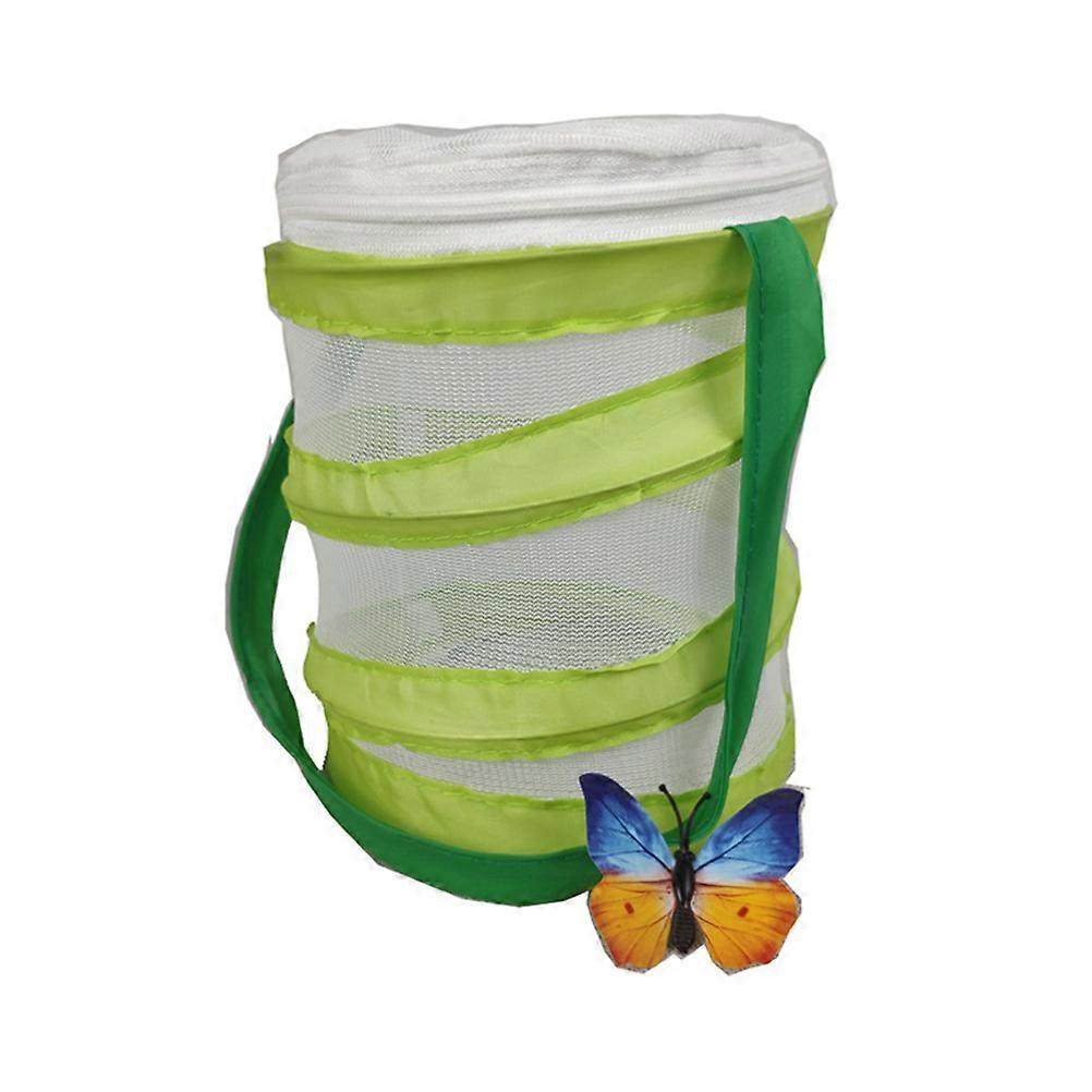 Foldable Green Insect Cage Portable Bug House for Insect Storage