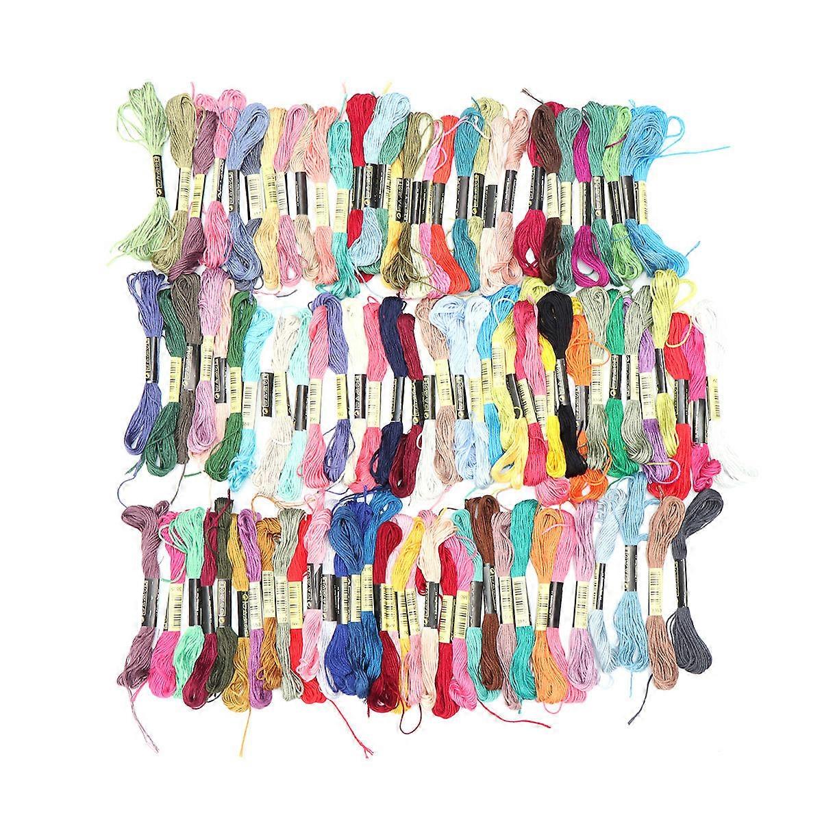 Cross Stitch Tools Embroidery Floss Set for Knitting 1Set Assorted Colors
