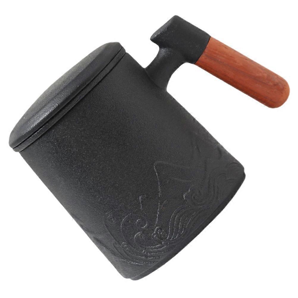 Ceramic Tea Cup With Lid For Restaurant Use Creative Design 1Set