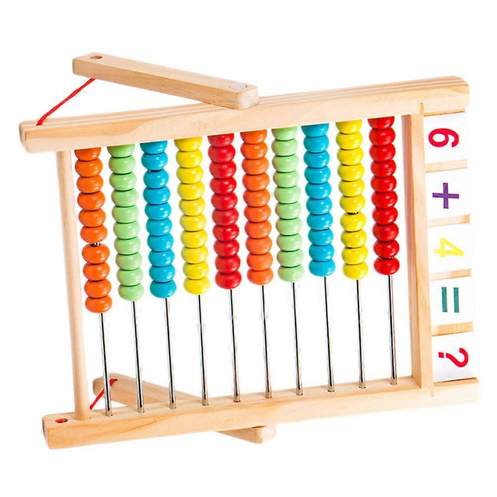 Wooden Arithmetic Abacus Calculating Tool for Students 1Pcs Educational